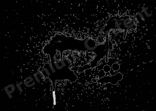 High Resolution Decal Splatter Texture 0004